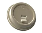 PFAS Free 80mm 90mm Compostable Sugarcane Bagasse Pulp Moulded Coffee Cup Lids