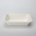 Disposable Fast Food Packaging Tray Biodegradable Sugarcane Bagasse Bamboo Pulp Mould Sushi