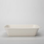 Disposable Fast Food Packaging Tray Biodegradable Sugarcane Bagasse Bamboo Pulp Mould Sushi