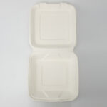 Hot Sale Sugarcane Clamshell Bagasse Food Container Biodegradable Disposable Tableware Sugarcane Disposable Lunch Box