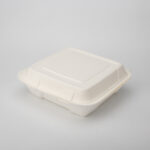 Hot Sale Sugarcane Clamshell Bagasse Food Container Biodegradable Disposable Tableware Sugarcane Disposable Lunch Box