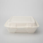 Hot Sale Sugarcane Clamshell Bagasse Food Container Biodegradable Disposable Tableware Sugarcane Disposable Lunch Box