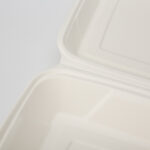 Hot Sale Sugarcane Clamshell Bagasse Food Container Biodegradable Disposable Tableware Sugarcane Disposable Lunch Box