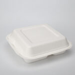 Hot Sale Sugarcane Clamshell Bagasse Food Container Biodegradable Disposable Tableware Sugarcane Disposable Lunch Box
