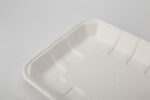 PFAS Free Custom Disposable Biodegradable Food Packaging Sugarcane Bagasse Pulp Tray With Lid