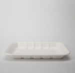 PFAS Free Custom Disposable Biodegradable Food Packaging Sugarcane Bagasse Pulp Tray With Lid